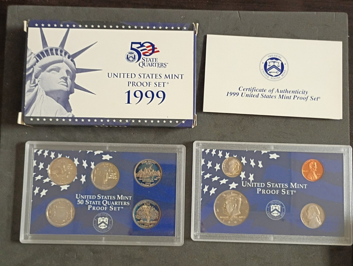 1999 US Mint Proof Set Uncirculated