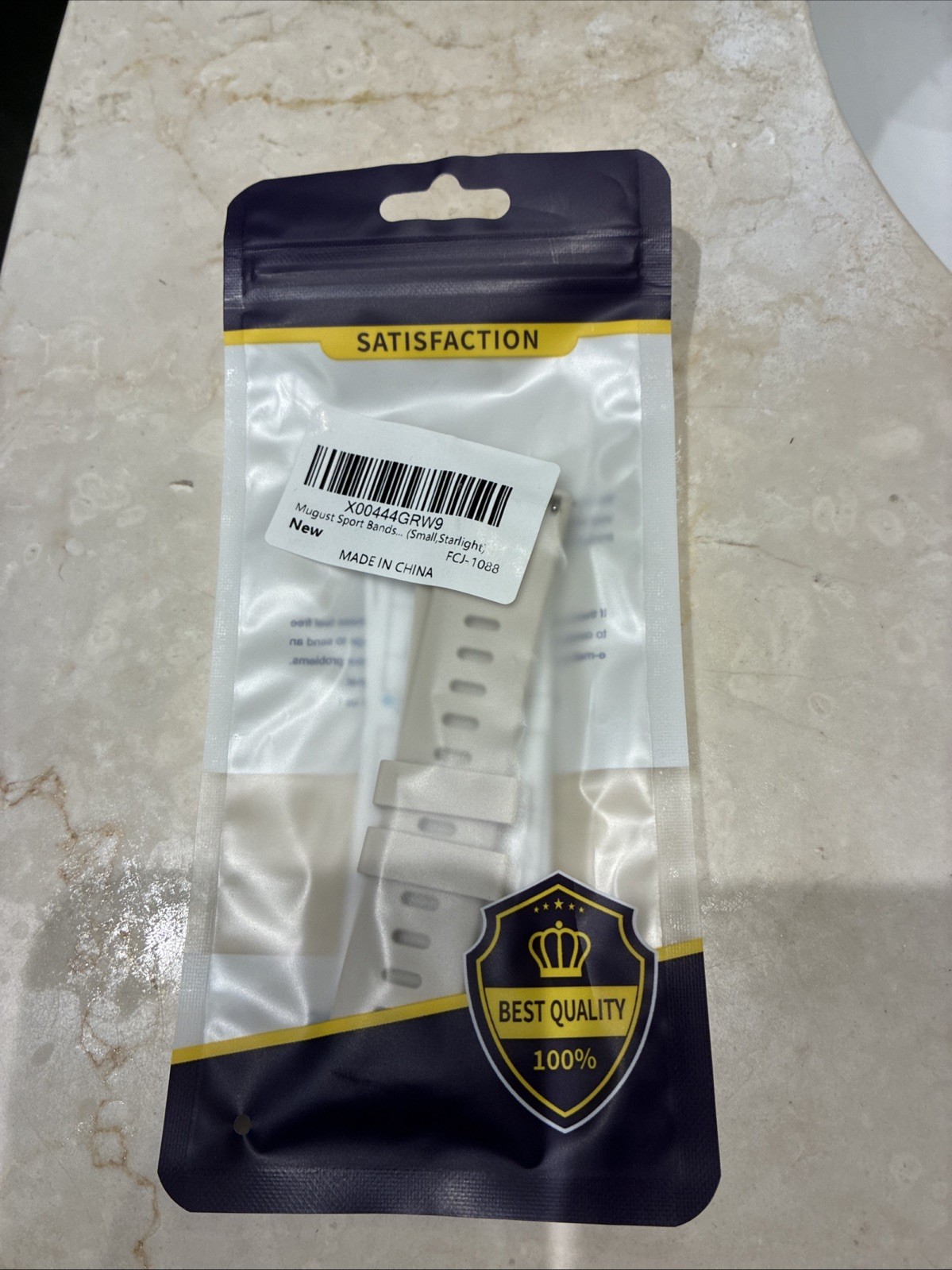 Replacement For Fitbit Versa Strap Band Wristband- Crème Color