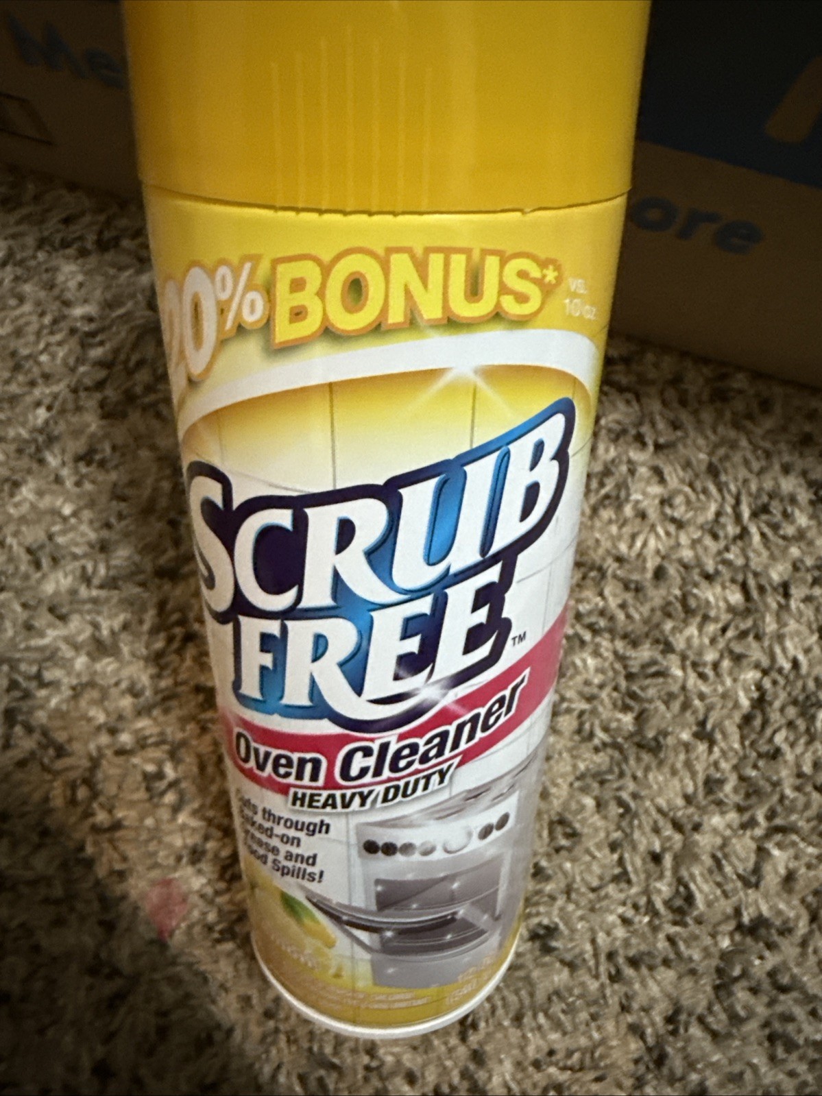 Scrub Free Oven Cleaner Lemon 12oz - Heavy Duty Degreaser Spray