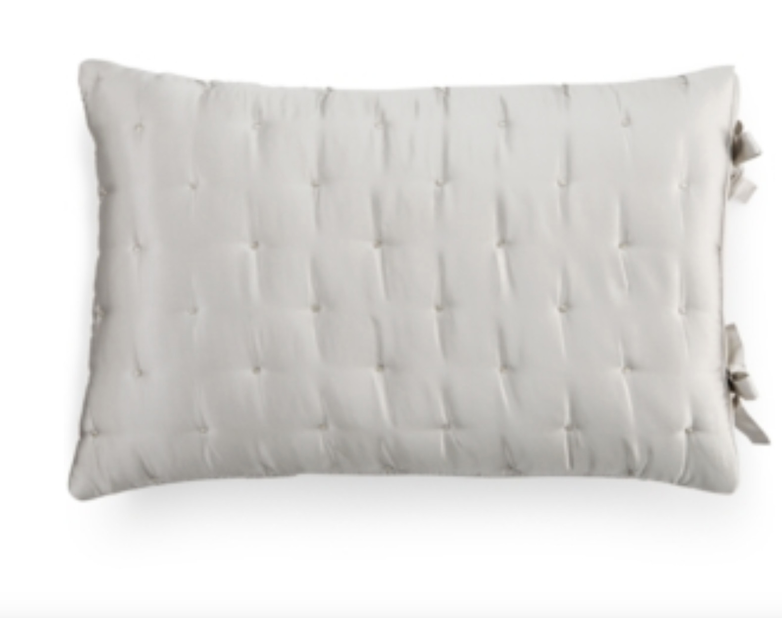 Hotel Collection Finest Silver Leaf Quilted Silk Cotton Blend Pillow Sham - KING