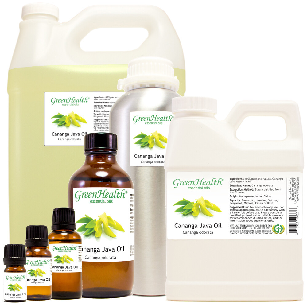 Cananga Java Essential Oil - 100% Pure - Many Sizes Free Shipping - GreenHealth