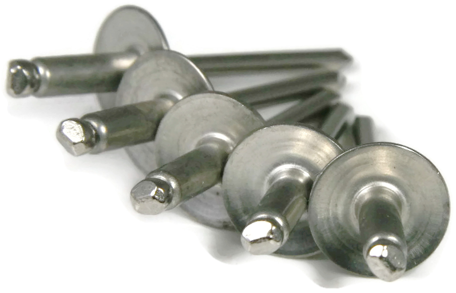 POP Rivets Large Flange ALL Steel - 6-6LF 3/16 x 3/8 Gap (.251 - .375) Qty-1000