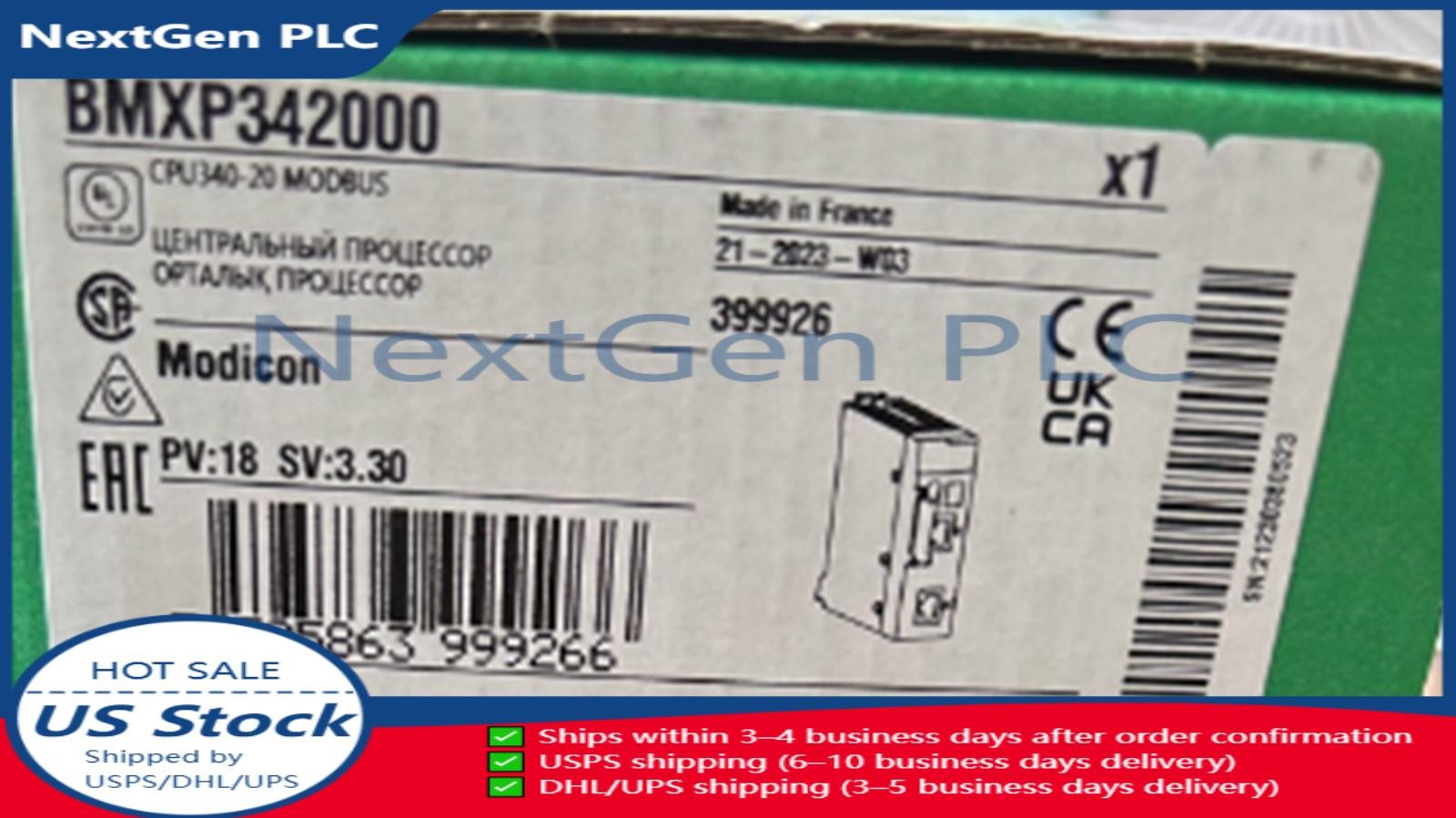 New In Box Schneider BMXP342000