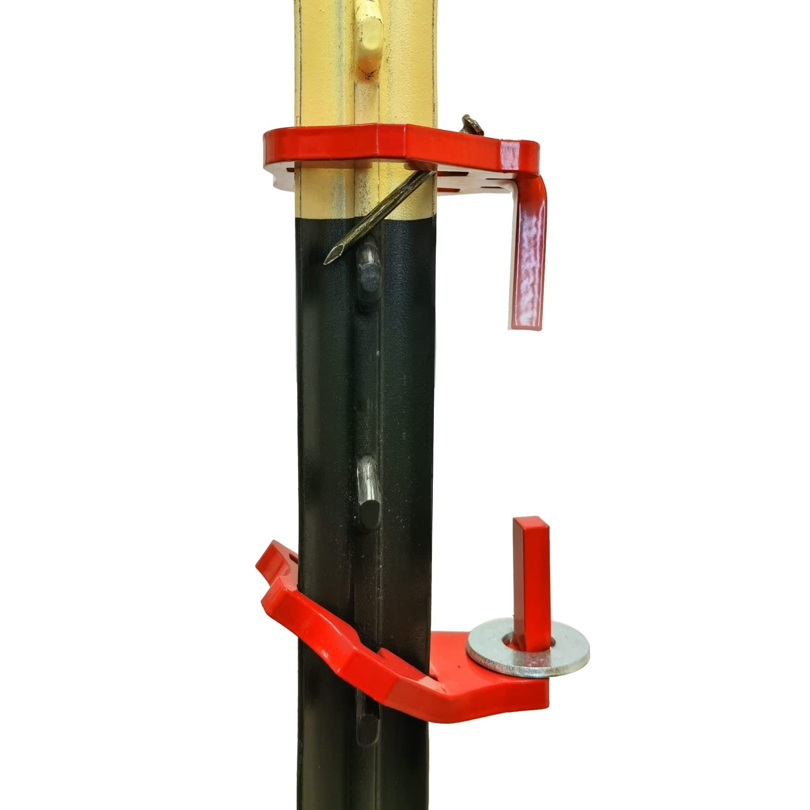 T-Post Metal Gate Hinge Pins - 5/8 Pin, Outdoor Chain Link Fence Hanger for F...