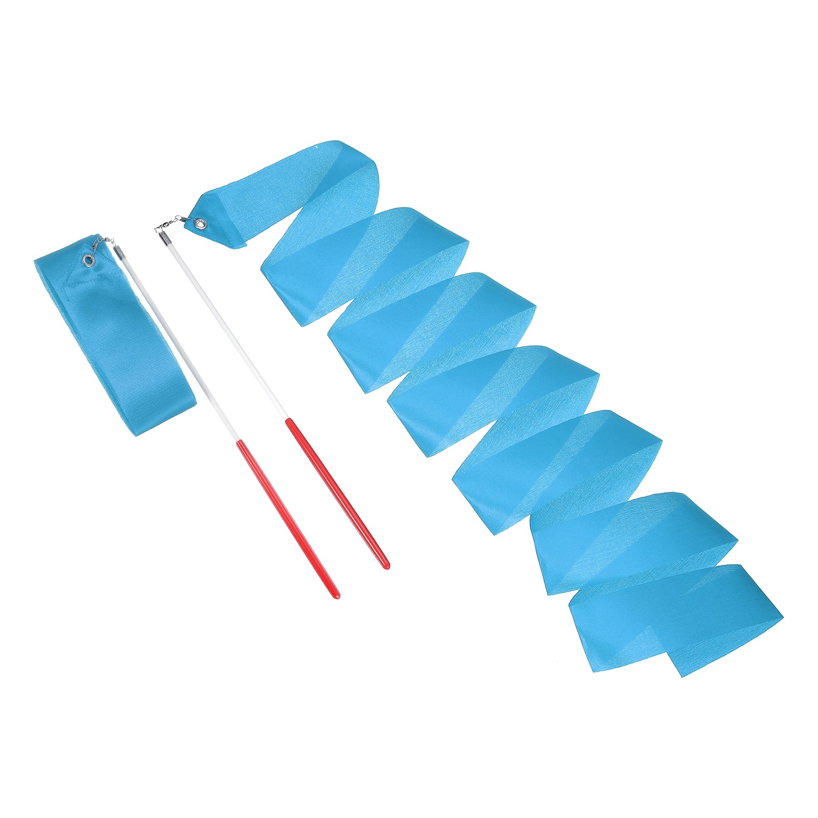 2, 78.7" Tapes with Chopsticks, Blue for Rhythmic Gymnastics