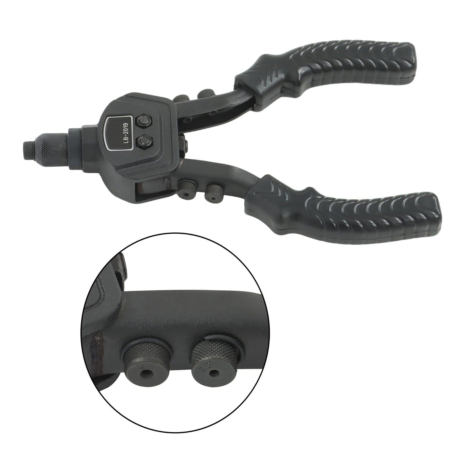 1/4 Pop Rivet Gun Kit with 200 Blind Rivet and 5 Interchangeable Rivet Head