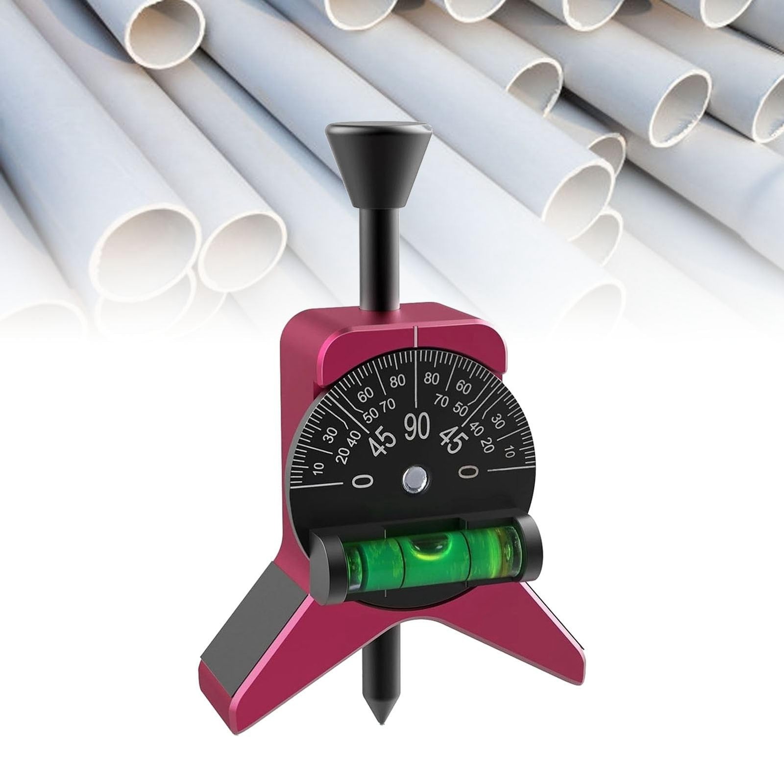 Pipe Center Finder, Pipefitter Tools with Magnetic Centering Head,...