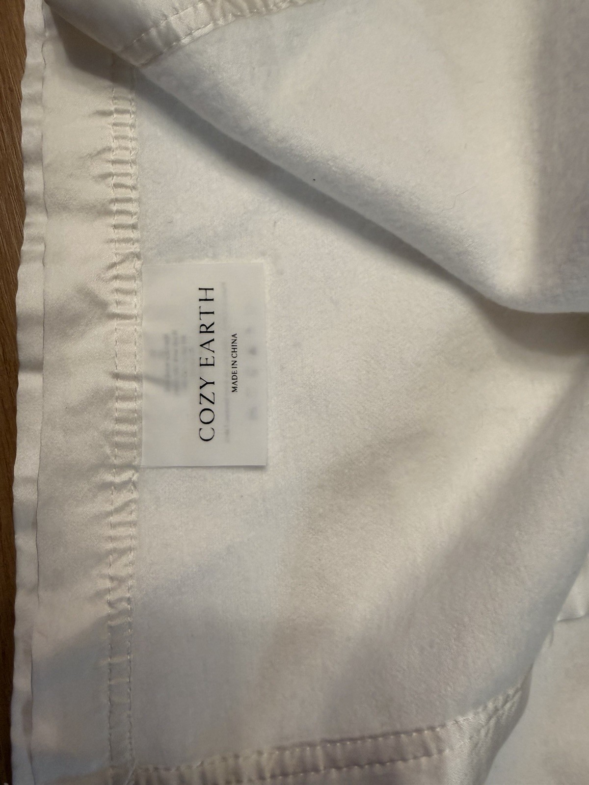 Cozy Earth White Blanket BB 100% Viscose from Bamboo Fabric Machine Washable