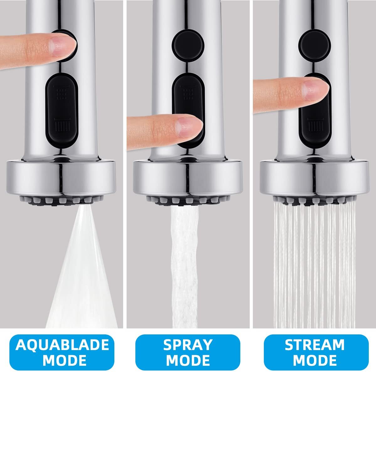 Pull Down Kitchen Faucet Head Replacement, Sink Faucet Sprayer Head Nozzle