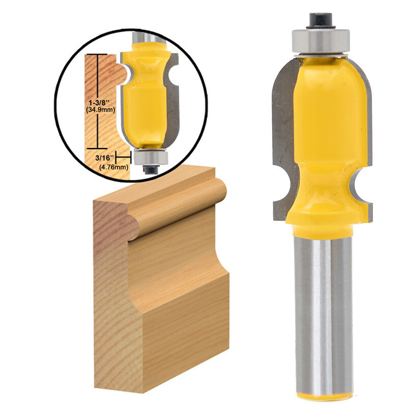 1-3/8" Architectural Molding Router Bit - 1/2" Shank