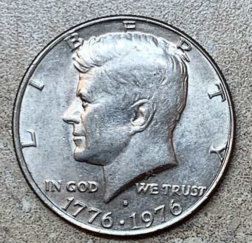 1976-D Kennedy Bicentennial Half Dollar Circulated