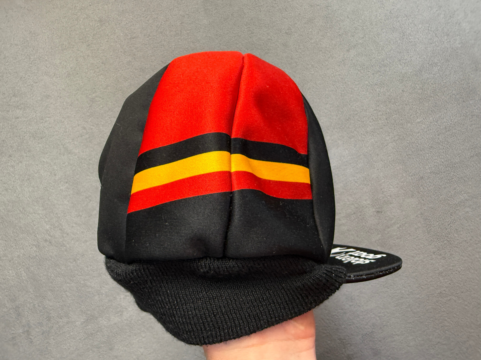 stolen goat black warm cycling hat cap