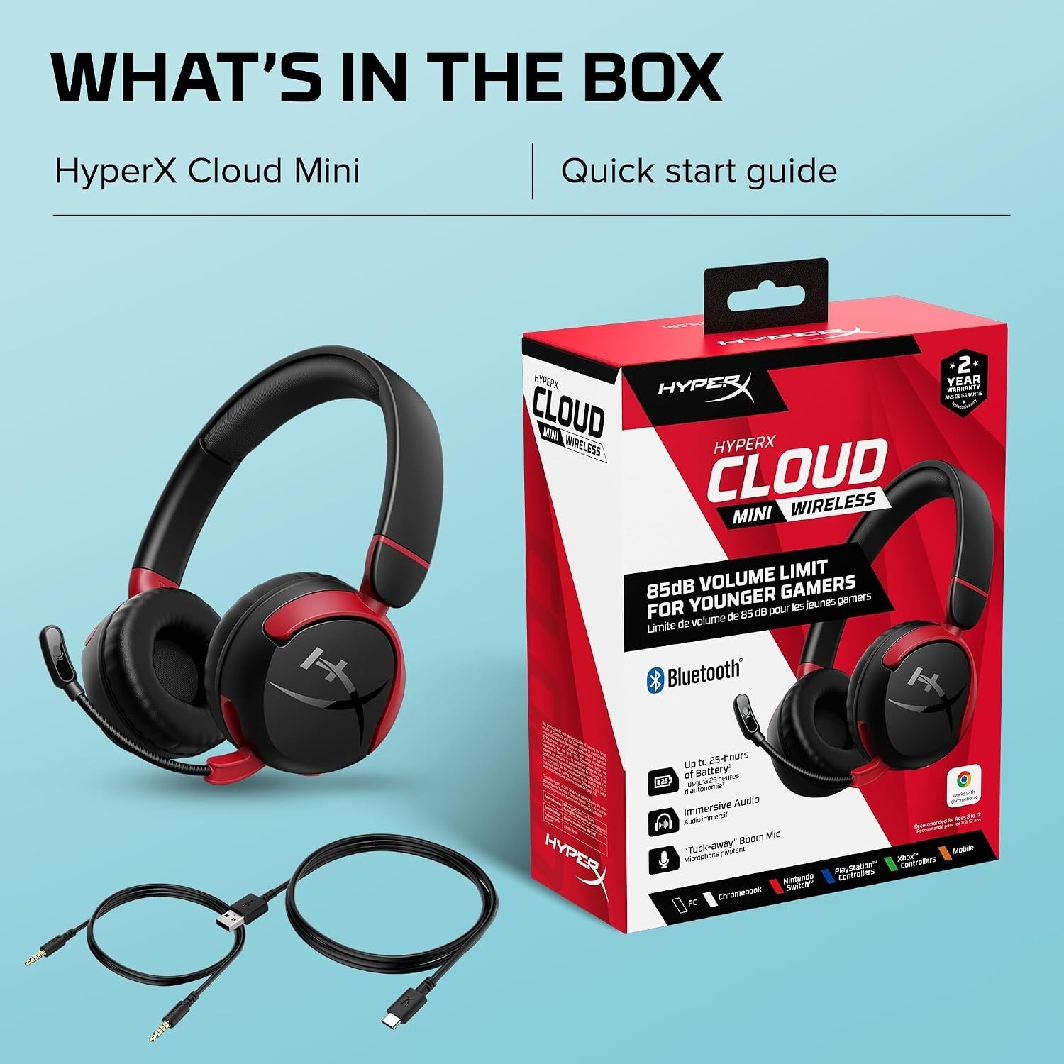 Cloud Mini Kids Wireless (Black)