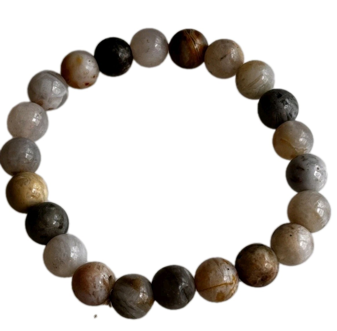 Natural Gemstone Bracelet/ Fits Size 6.25 In Wrist