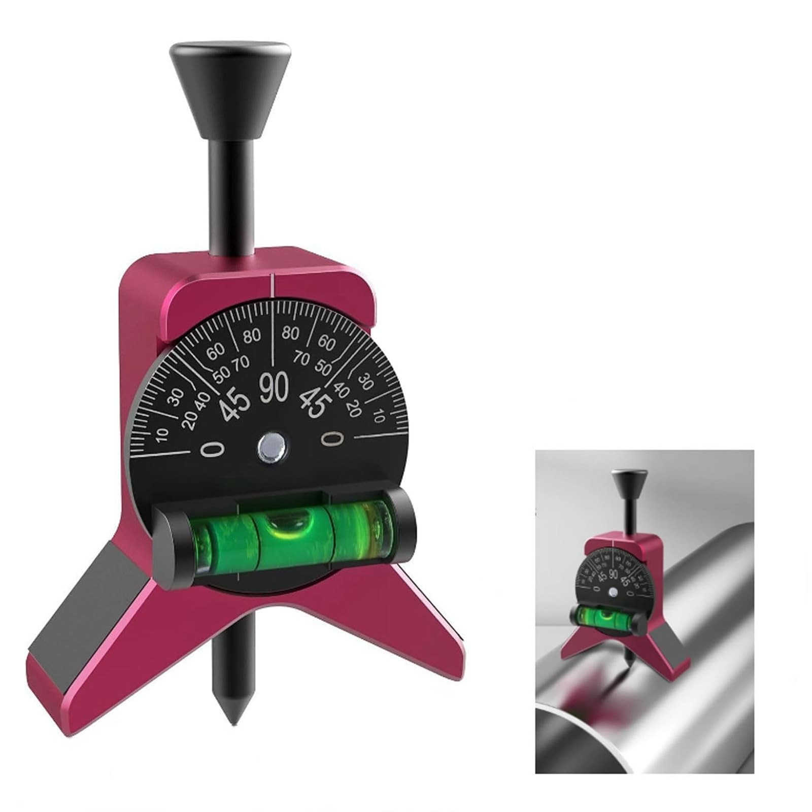Pipe Center Finder, Pipefitter Tools with Magnetic Centering Head,...