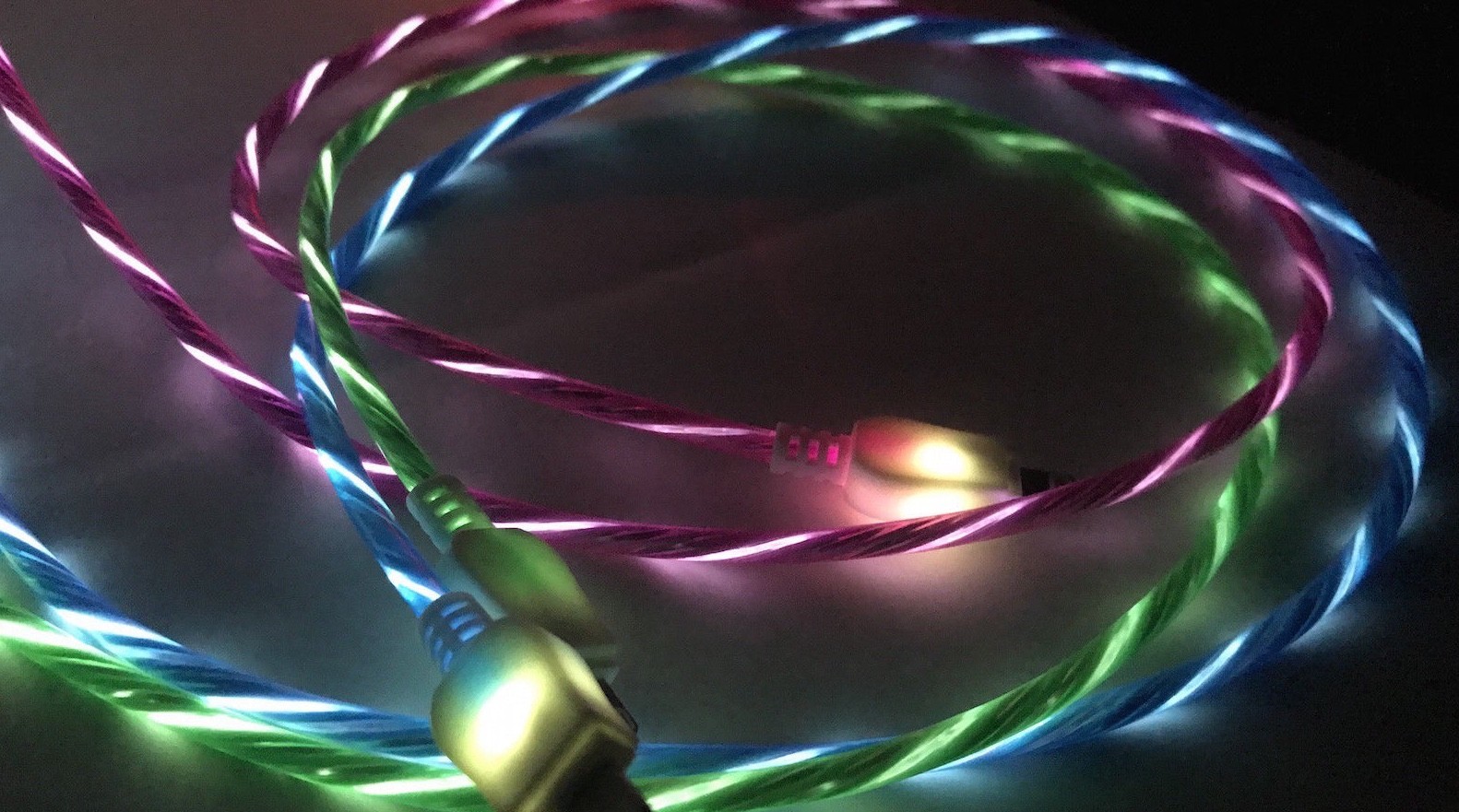 FLOWING LED LIGHT-UP Data Cable charger FOR ALL MICRO (TYPE-C) PHONES & DEVICES