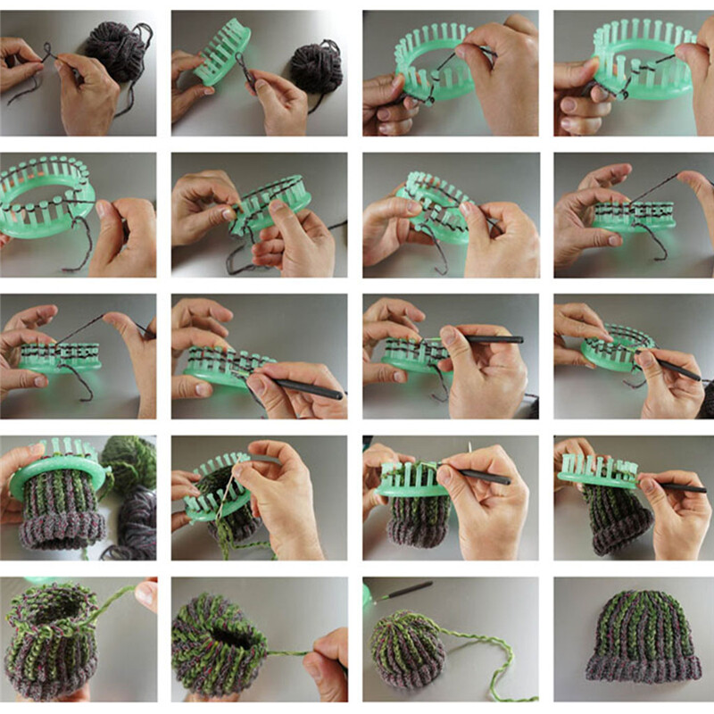 Circular Knitter Knitting Needle Hook Sweater Hat Wool Making Craft Tool