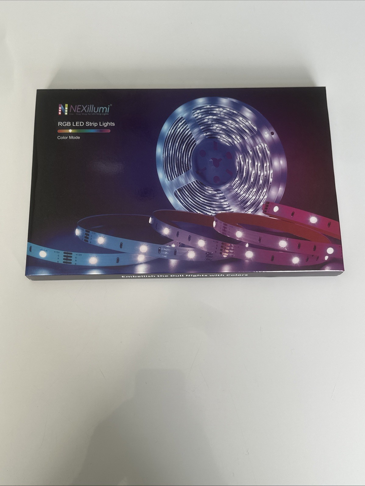 RGB LED Strip Lights - 65.5 Ft - Color Changing With Remote! New In Box!