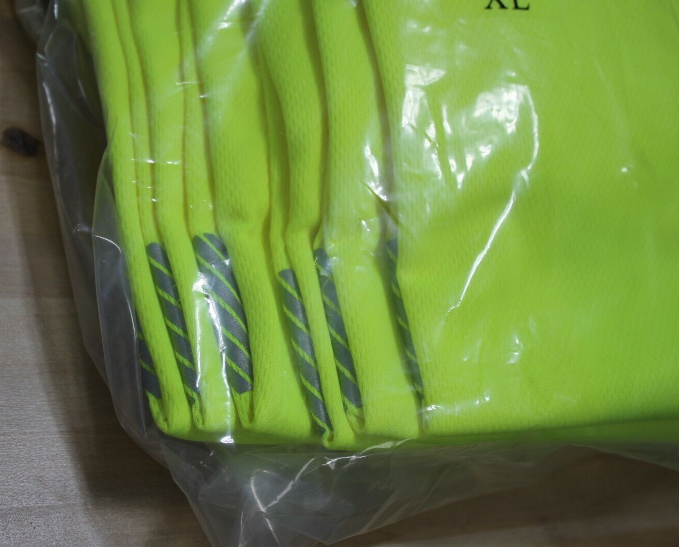 3M Scotchlite 202CT Reflective XL Long Sleeve Shirts Lime Color (Qty 6)