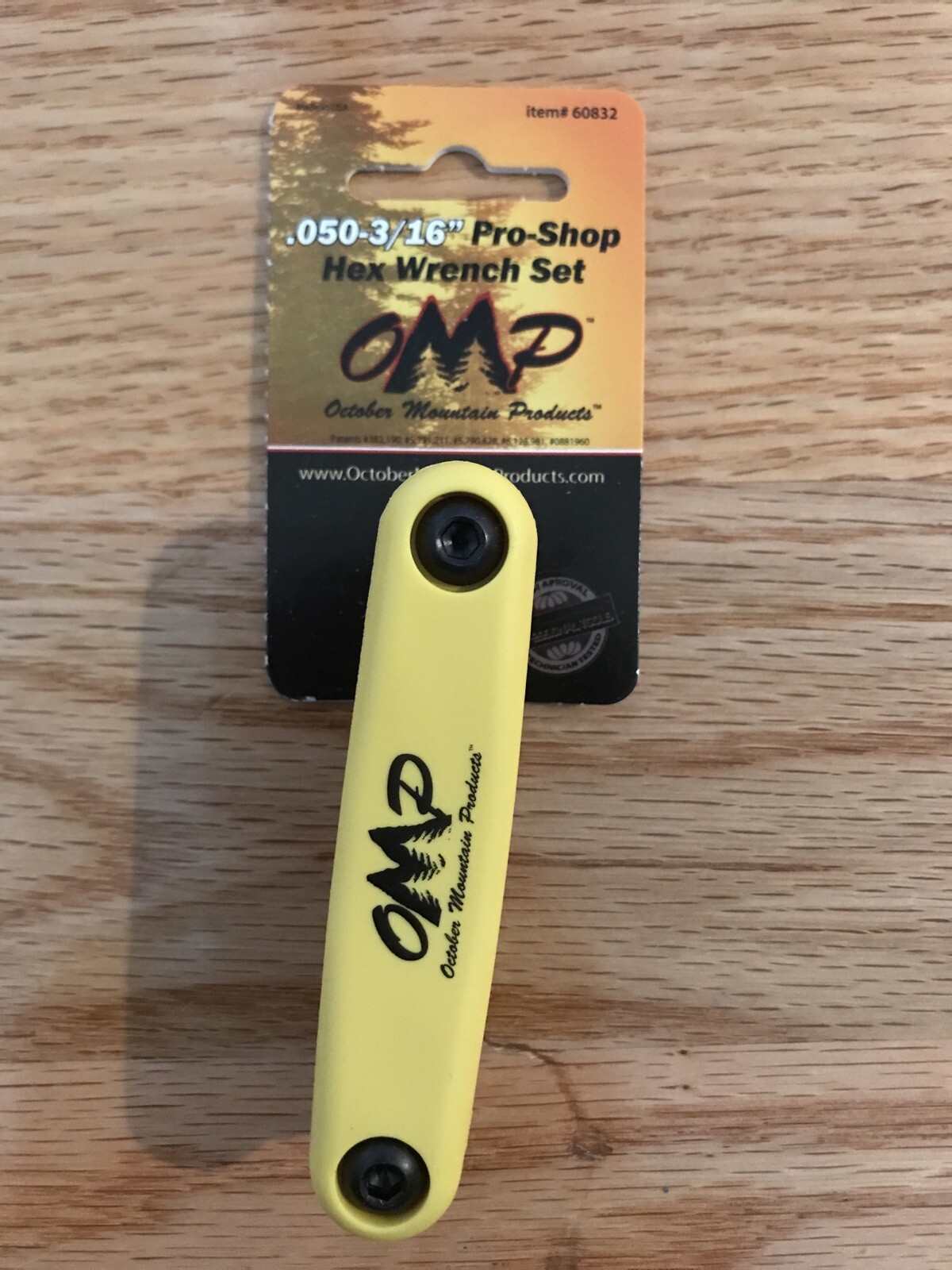 OMP Pro-Shop Hex Wrench Set .050-3/16