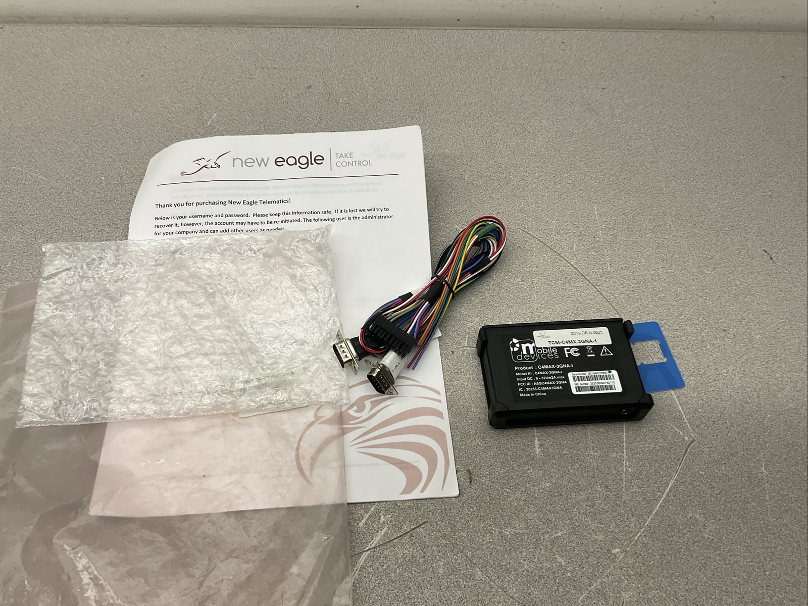 NEW Mobile Devices C4MAX-3GNA-I New Eagle Telematics embedded system GPS