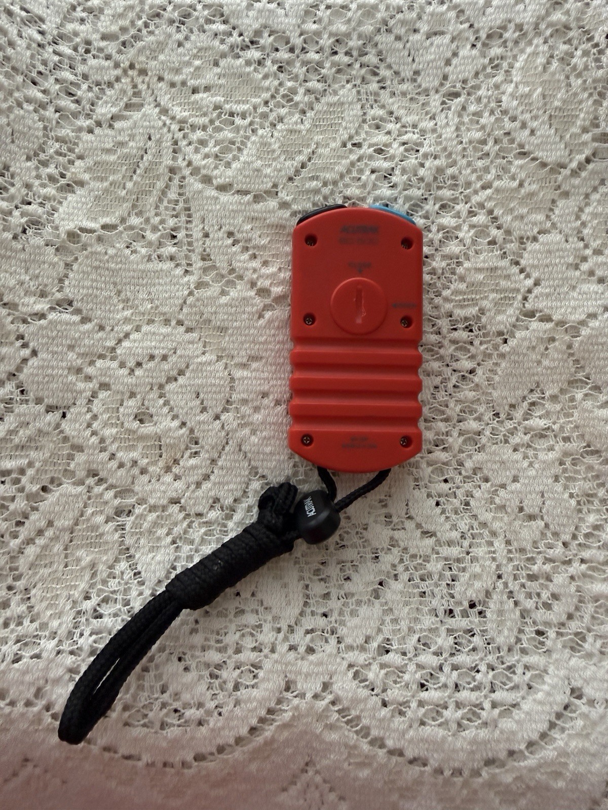 Acutrak SC-500 Red Digital Chronograph Stopwatch w/ Lap Split Timer