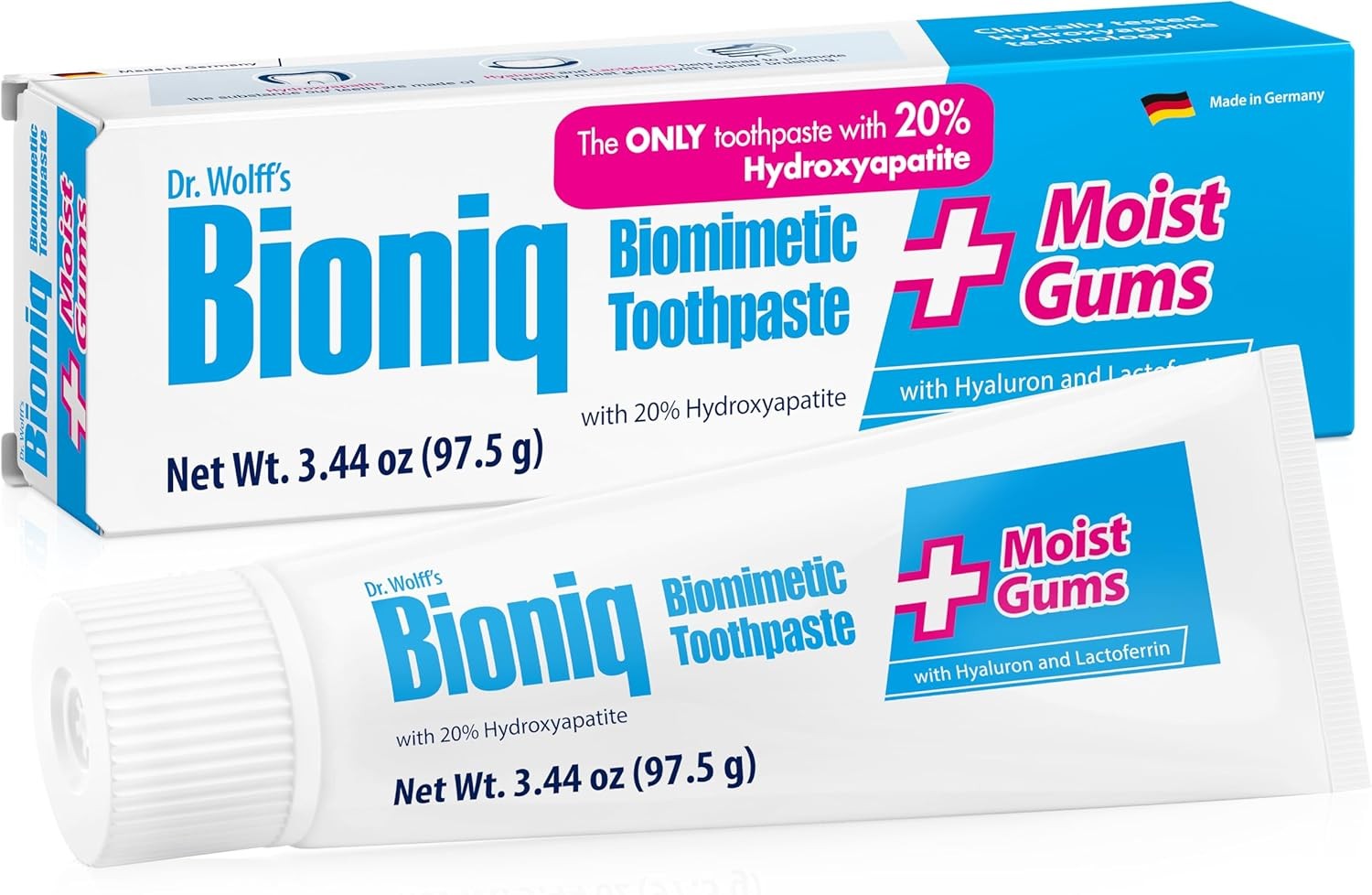 Bioniq Plus Biomimetic Toothpaste with 20 Percent 3.44 Ounce (Pack of 1)