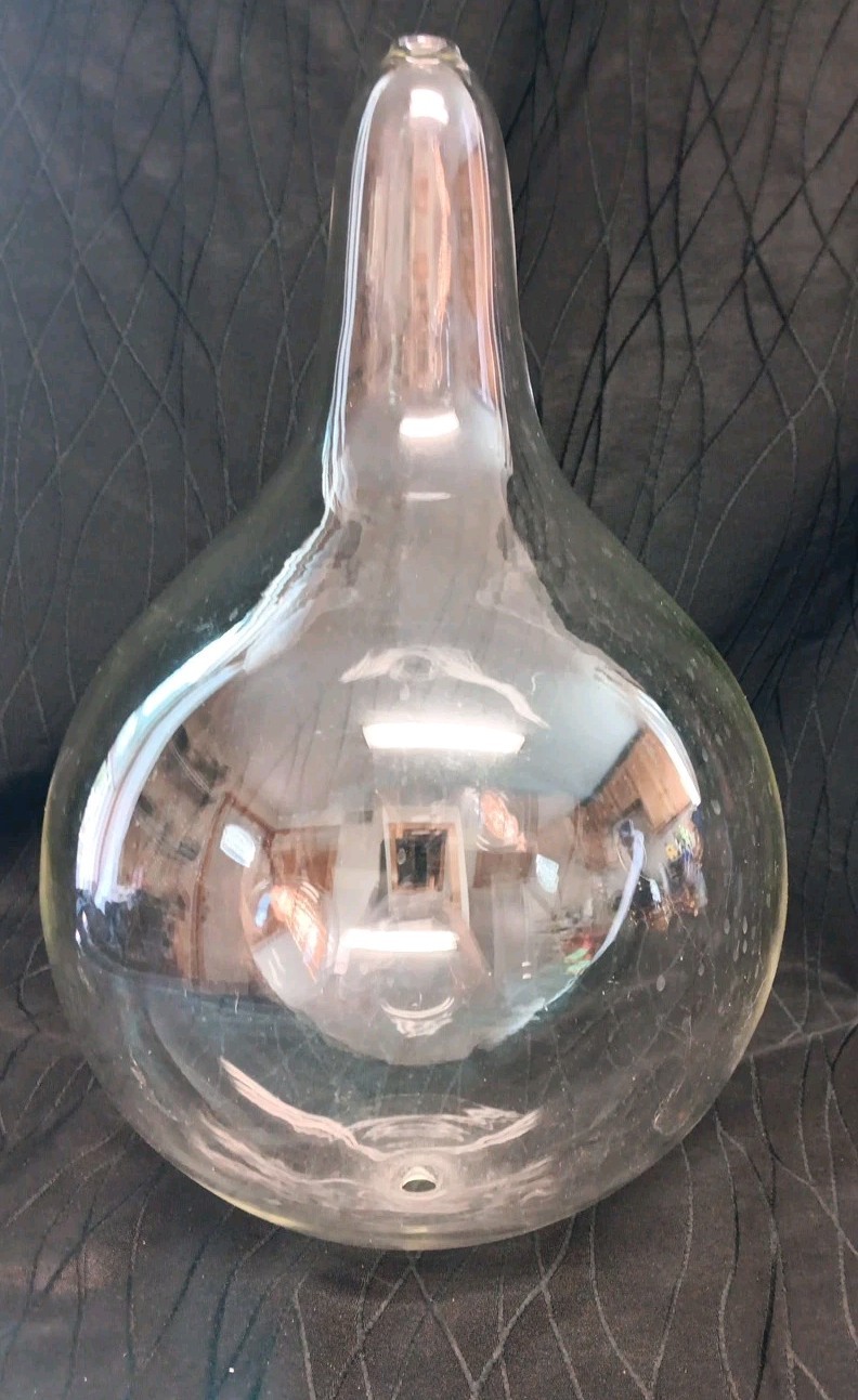Blown Glass Bulbous Orb Table Lamp Body Part