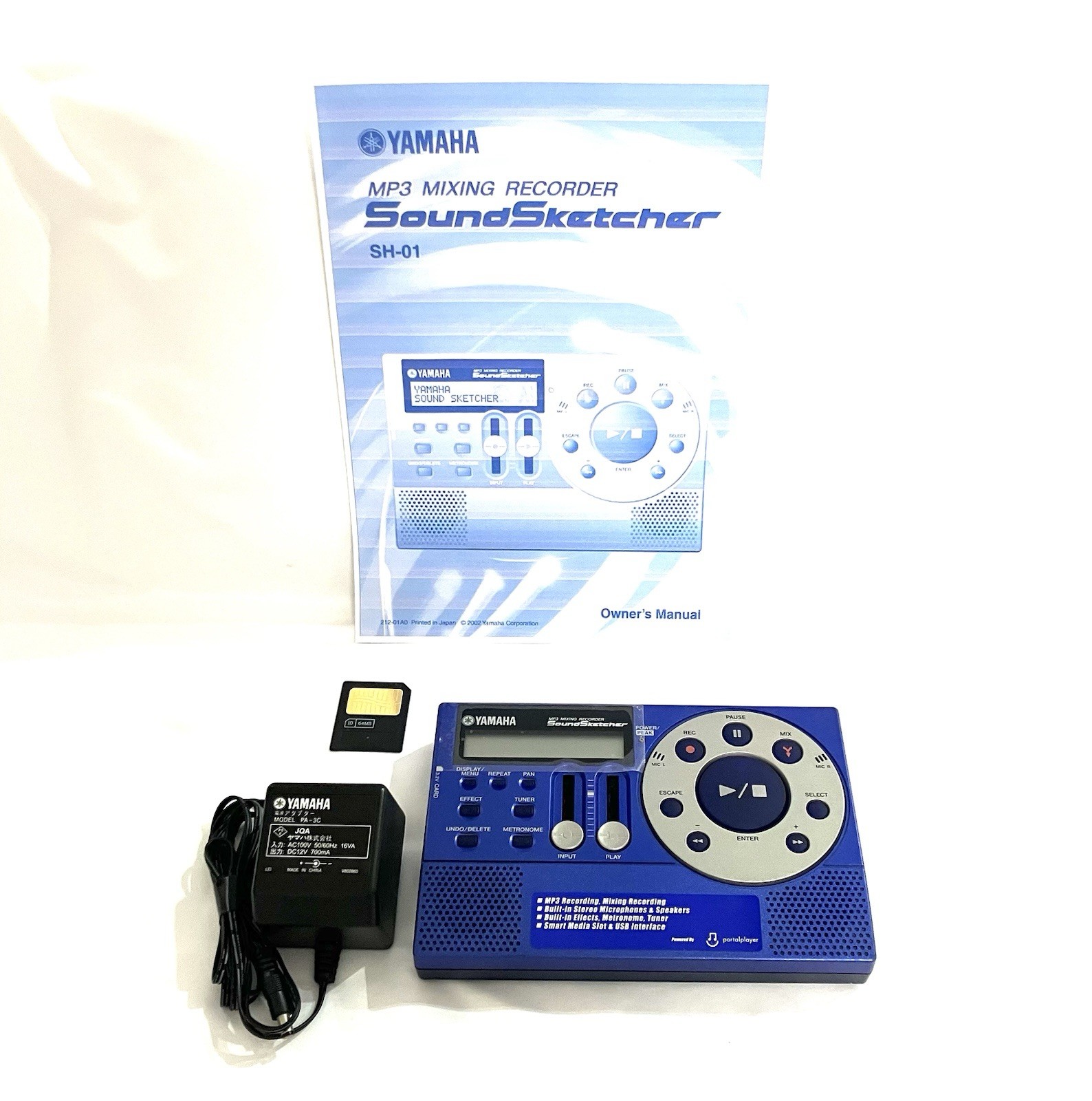 Yamaha SH-01 Sound Sketcher Sampler Sequencer w/ Box Manual Adapter Japan