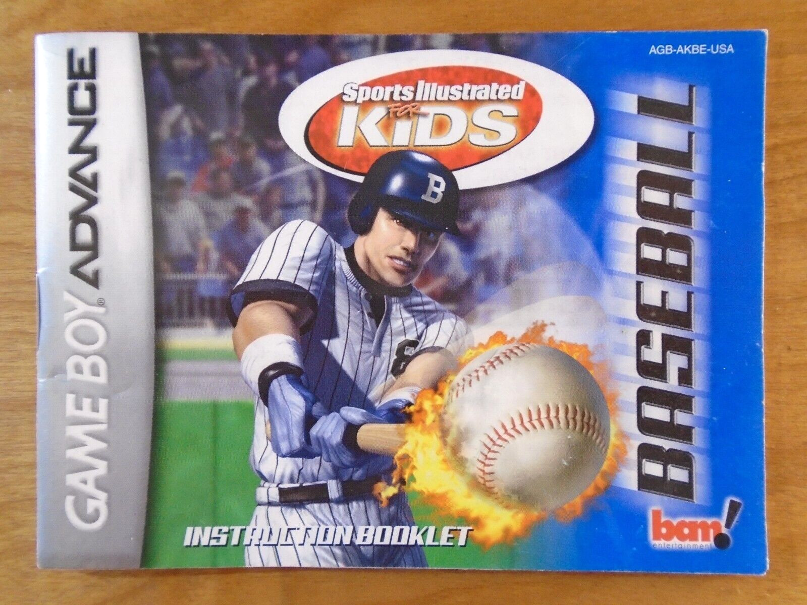 Sports Illustrated for Kids Baseball Nintendo Game Boy Advance Manual Only