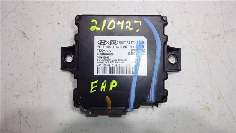 TPMS Control Module 2.4L 16" Wheels ID: 95800-3Q000 Fits 2011-2013 Sonata 676484
