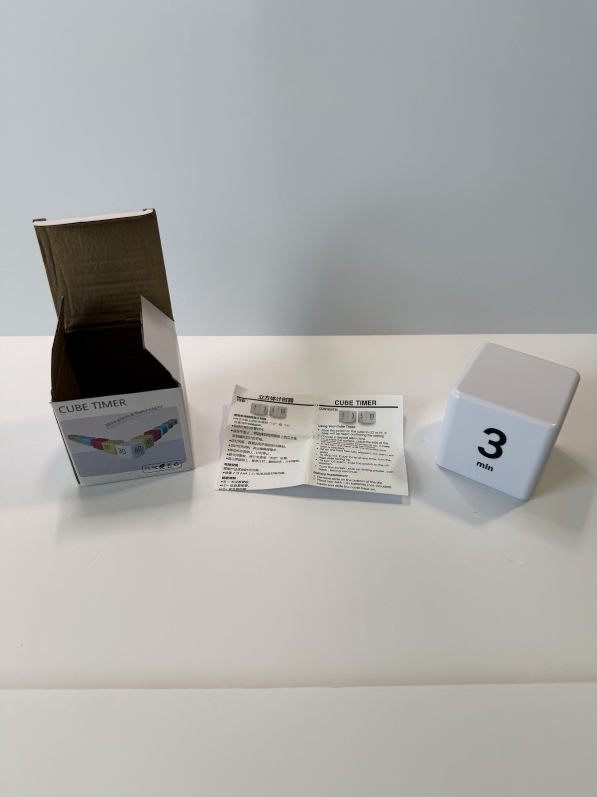 Cube Timer Gravity Timer Digital Countdown Flip Timer 3 5 10 Minute
