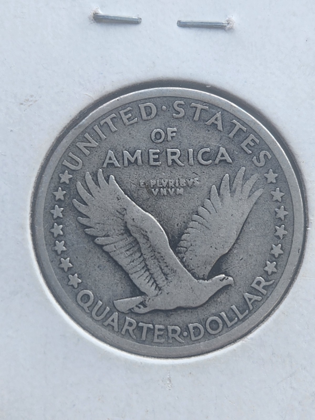 1917 Standing Liberty Quarter Type 1 – No Stars Below Eagle – Fine - Better date