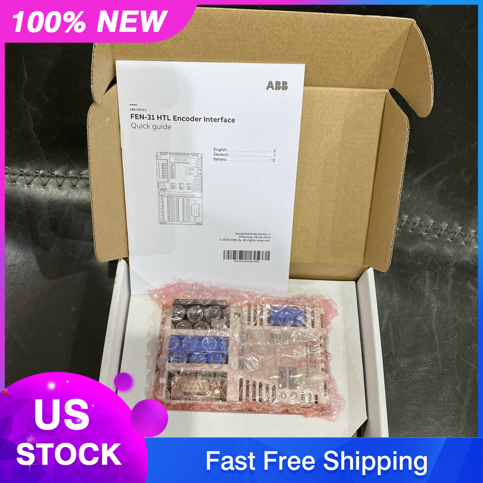 1PC ABB FEN-31 HTL Encoder Interface - NEW