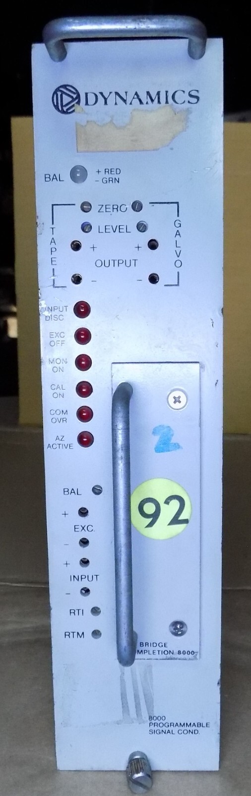 DYMANICS 8000-21-121111 programmable signal conditioner
