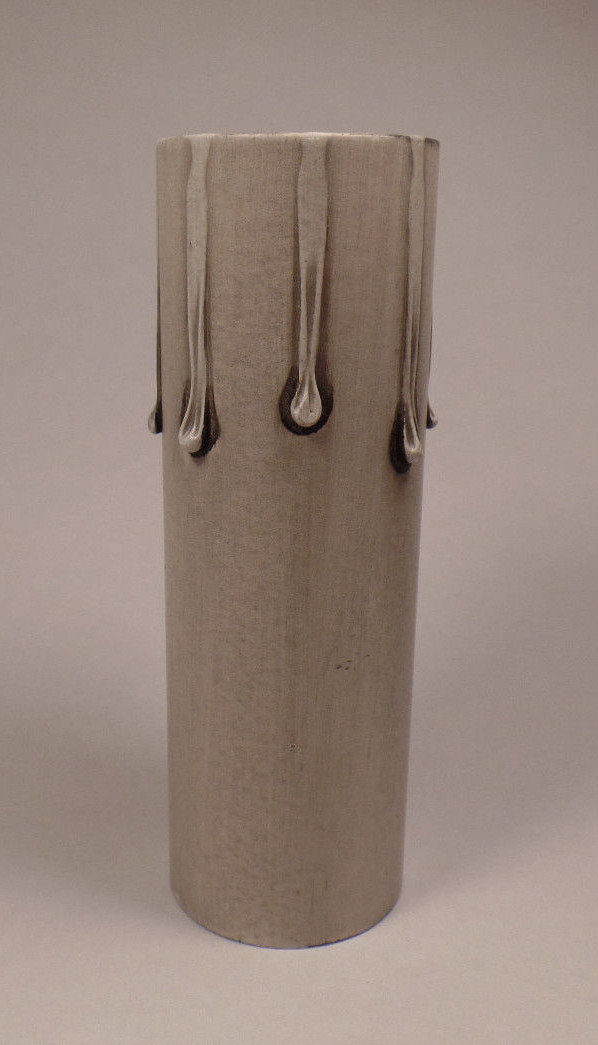 New 6" Silver Leaf Standard Paper Board Candle Socket Cover Chandelier Lamp 975K