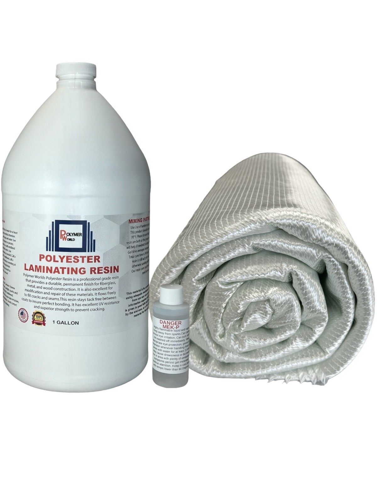 Polyester Resin with Fiberglass 1708x50x4.7 Yards Biaxial Mat/Cloth for Marine