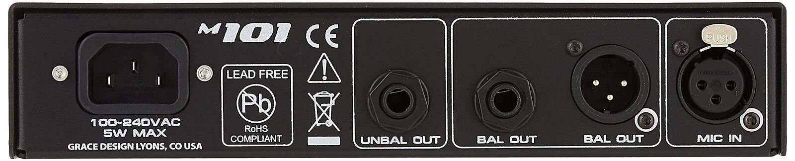 m101 Single channel microphone preamplifier