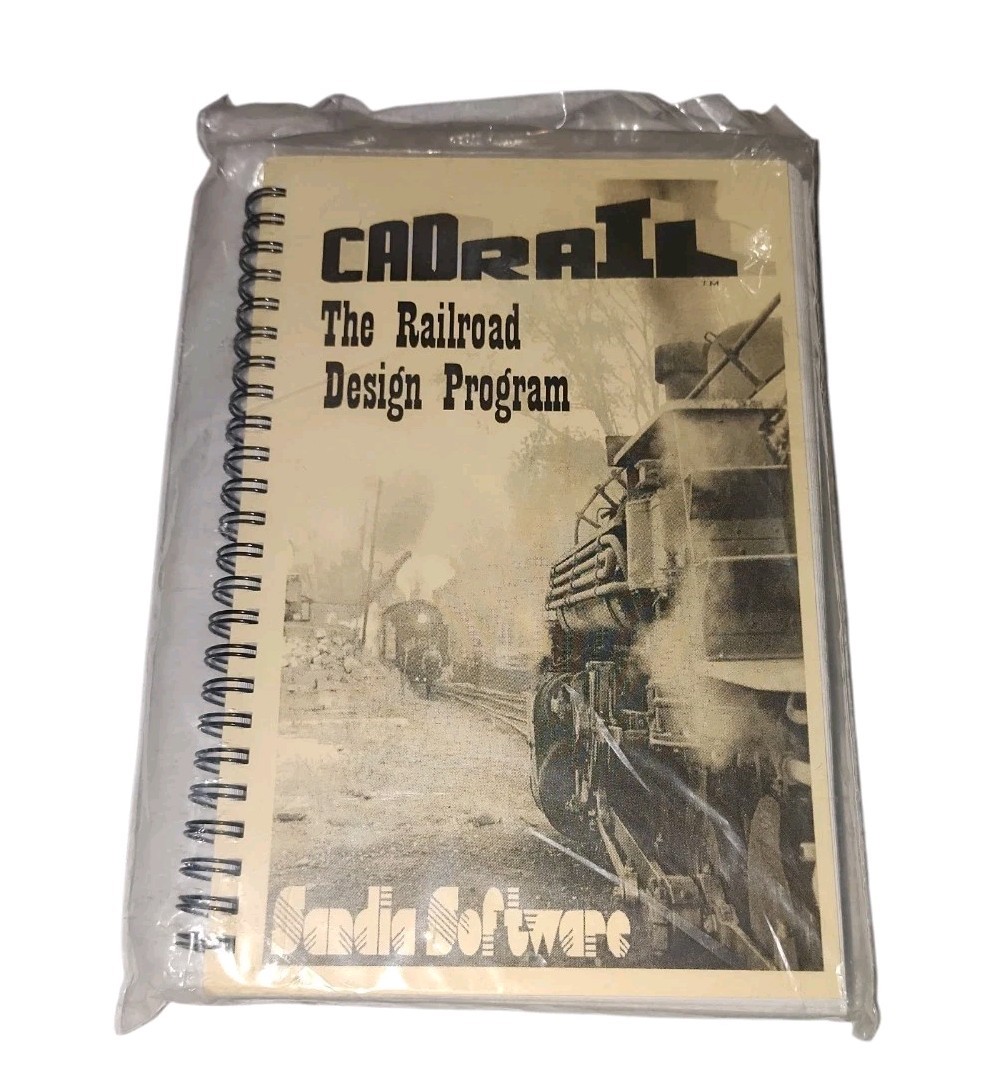 Cadrail The Railroad Design Program Ver 8 PC CD SEALED Vintage 2002 Sandia train