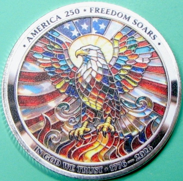 US 250 Years. Challenge, Souvenir. CT22d