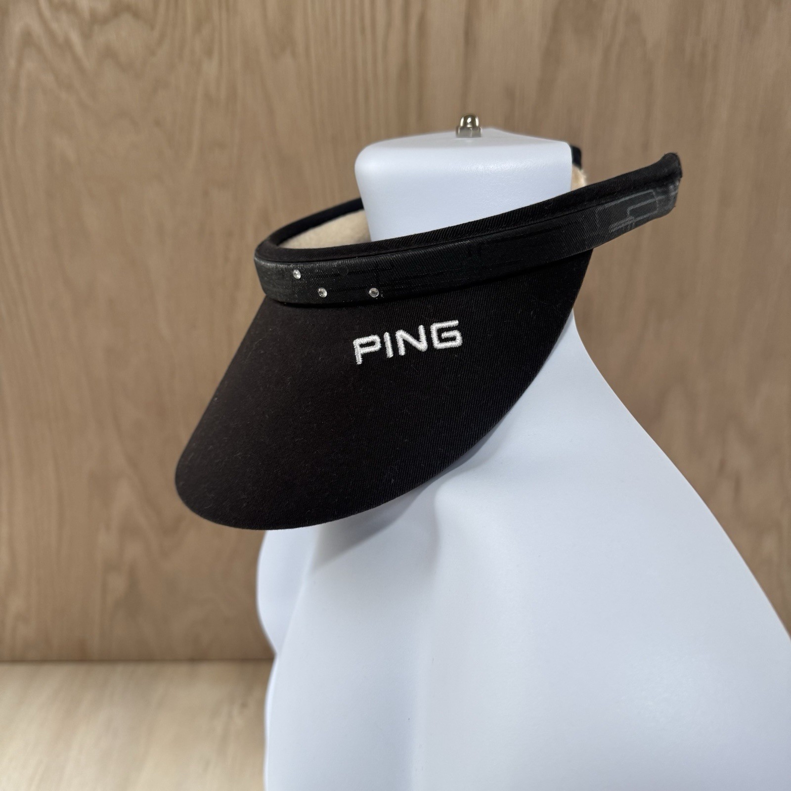Ping Women’s Golf Visor OSFM - Black Pattern Rhinestones