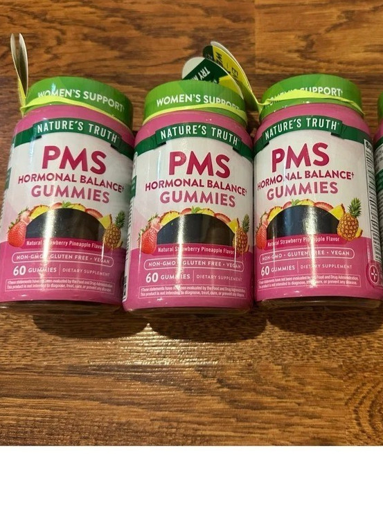 Nature’s Truth PMS Hormonal Balance Support Gummies 60 Ct Lot of 3 Bundle 12/27