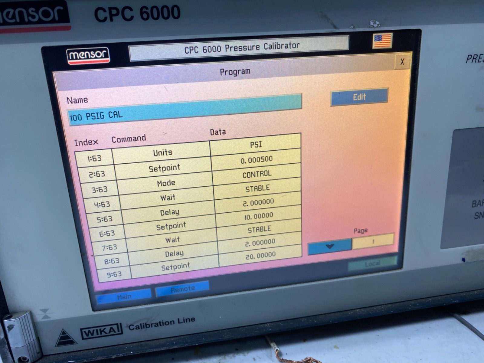 Mensor CPC6000 Automated Pressure Calibrator