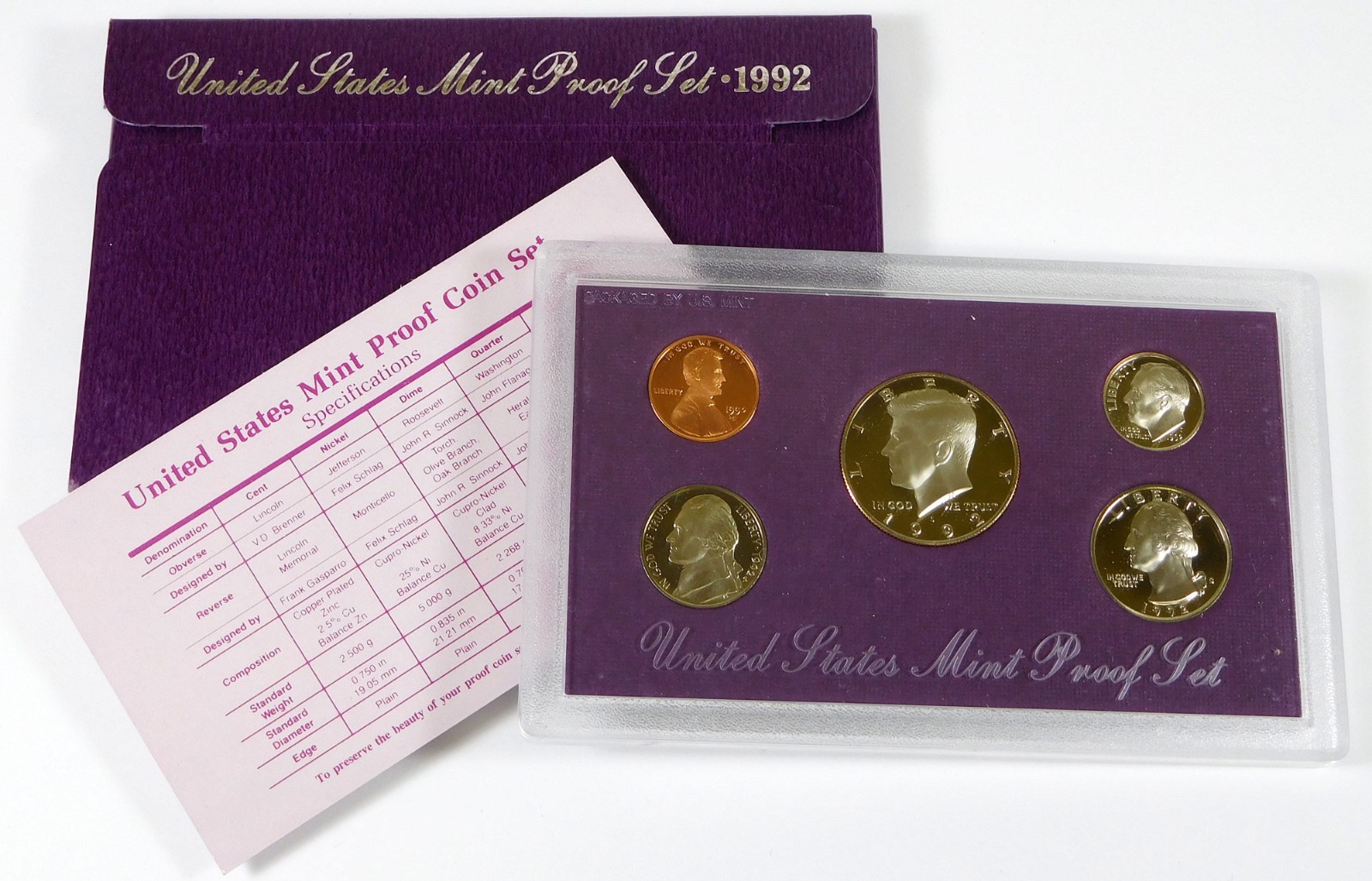 1992 U.S. Mint Proof Set - OGP