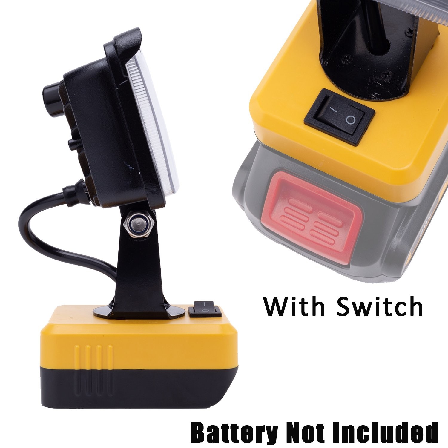For Dewalt 20V Battery Flood Light Flashlight Tool Only Outdoor LED Worklight