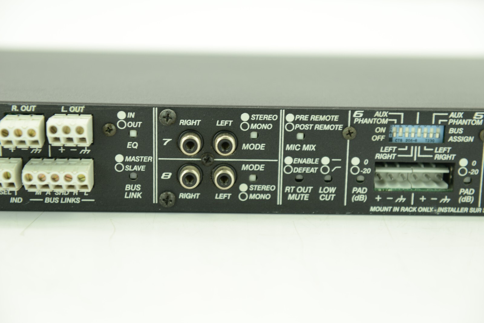 Peavey SMR-821 Stereo Mic Line Program Mixer