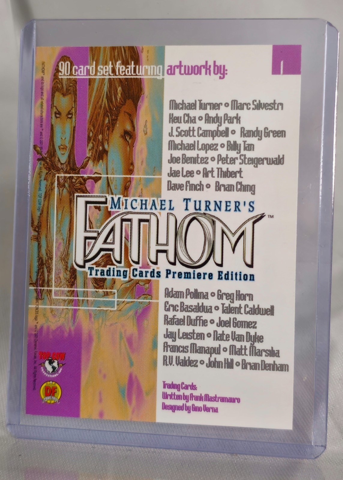 2001 Dynamic Forces Michael Turner's Fathom Trading Cards