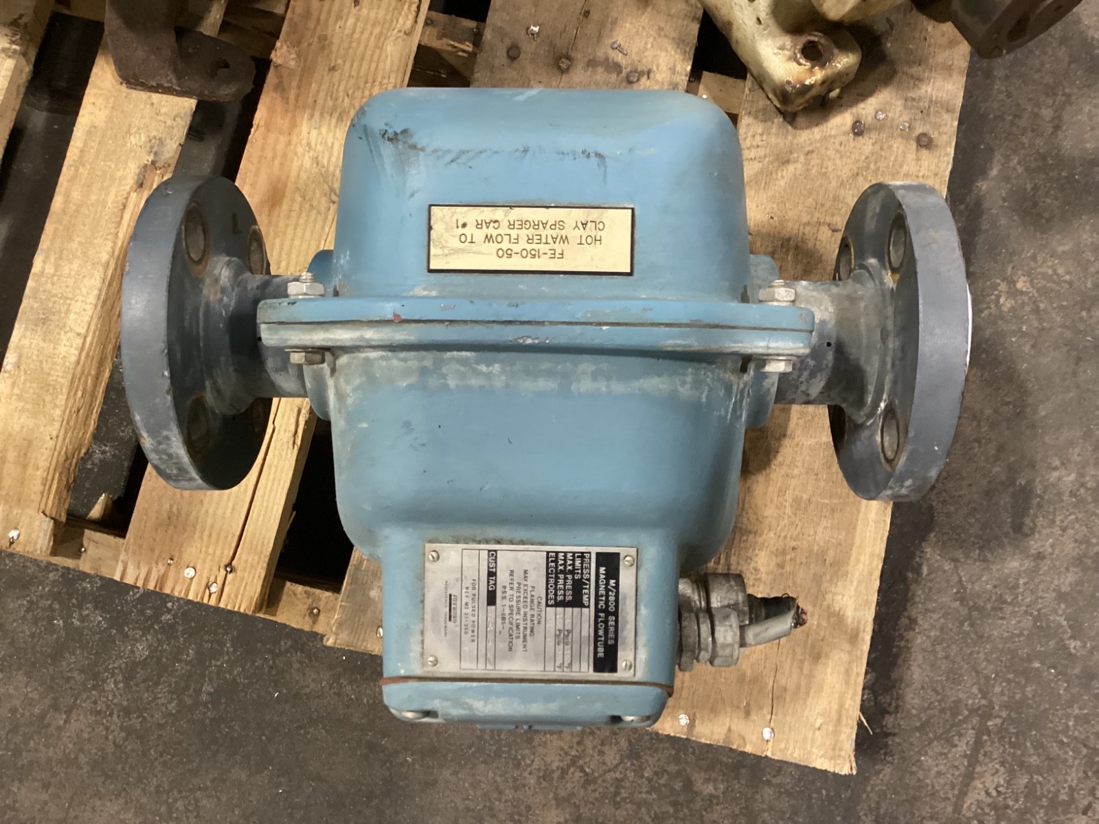 Foxboro Magnetic Flow Meter Flow Tube 2800 Series #102H121PR8