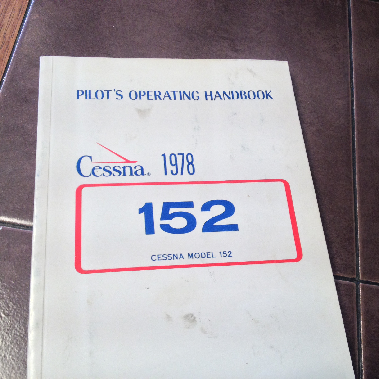 1978 Cessna 152 Pilot's Operating Handbook, POH