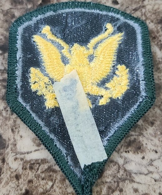 2-US Army 1955 Specialist Third Class E-4 Rank Patch Eagle Holding Arrows-Female